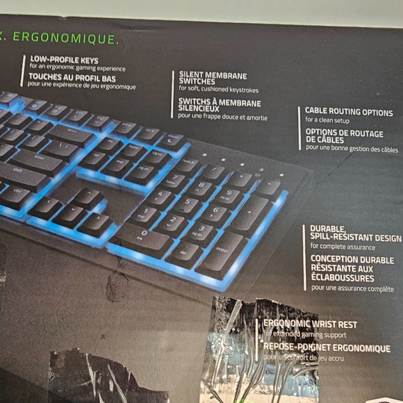 Razer Ornata V3 X Low Profile Gaming Keyboard for PC tested open box complete - Picture 12 of 12